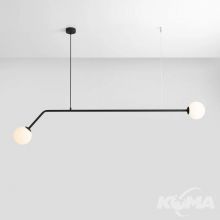 Pure oprawa wisząca 2xE14 10W czarna